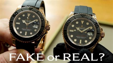 real rolex yachtmster 2 vs fake|Rolex yacht master 2 not working.